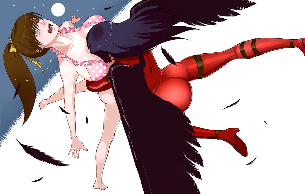 Dead or Alive 5 Ultimate Hot Nyo-Tengu and Kasumi fan art.jpg