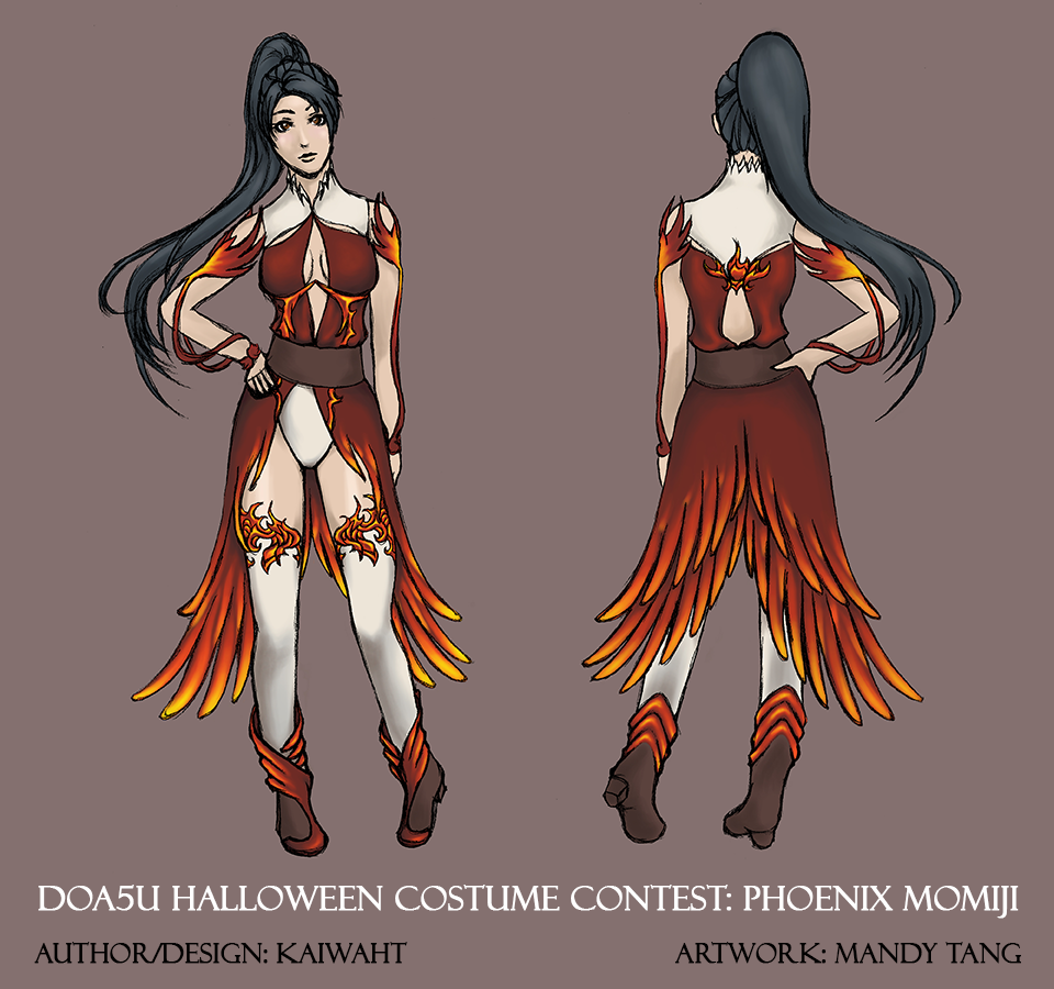 DOA5U Halloween Costume Contest - Phoenix Momiji by KaiWahT.png