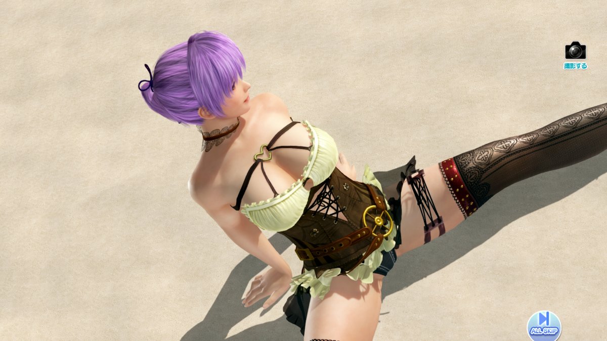 DoAX-Venus-Vacation-Ayane-Gravure-Panel-(Steampunk-SSR)-with-lotions.jpg
