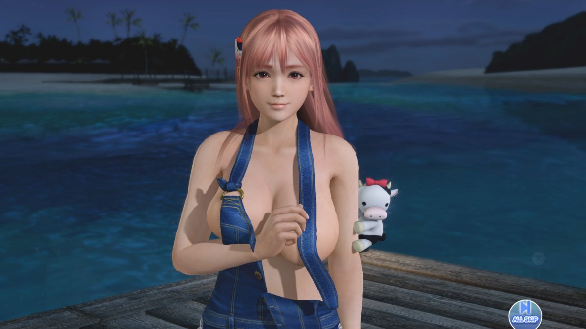 DoAX-Venus-Vacation-Honoka-Character-Episode-11-(Momo-Denim-SSR)-with-malfunction-and-lotions.jpg