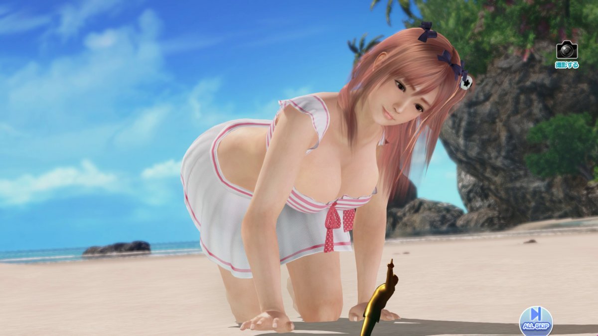 DoAX-Venus-Vacation-Honoka-Gravure-Panel-(Shinomasu-Swimsuit-SSR)-with-lotions.jpg