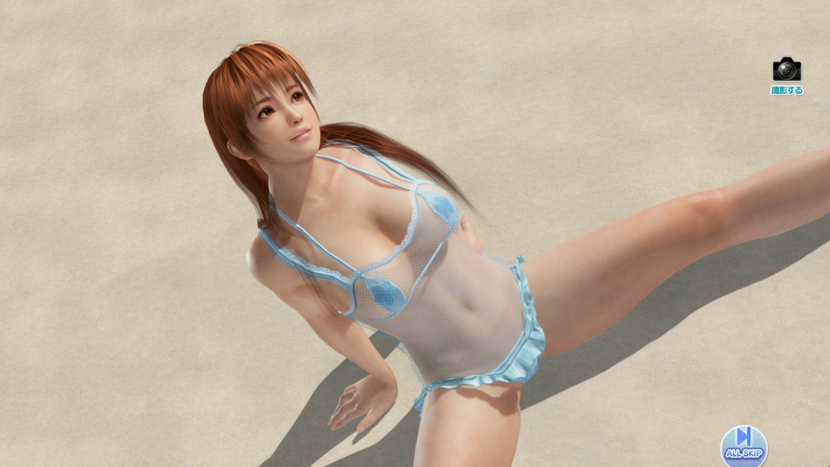 DoAX-Venus-Vacation-Kasumi-Gravure-Panel-(Aqua-Caviar-SSR)-with-lotions.jpg