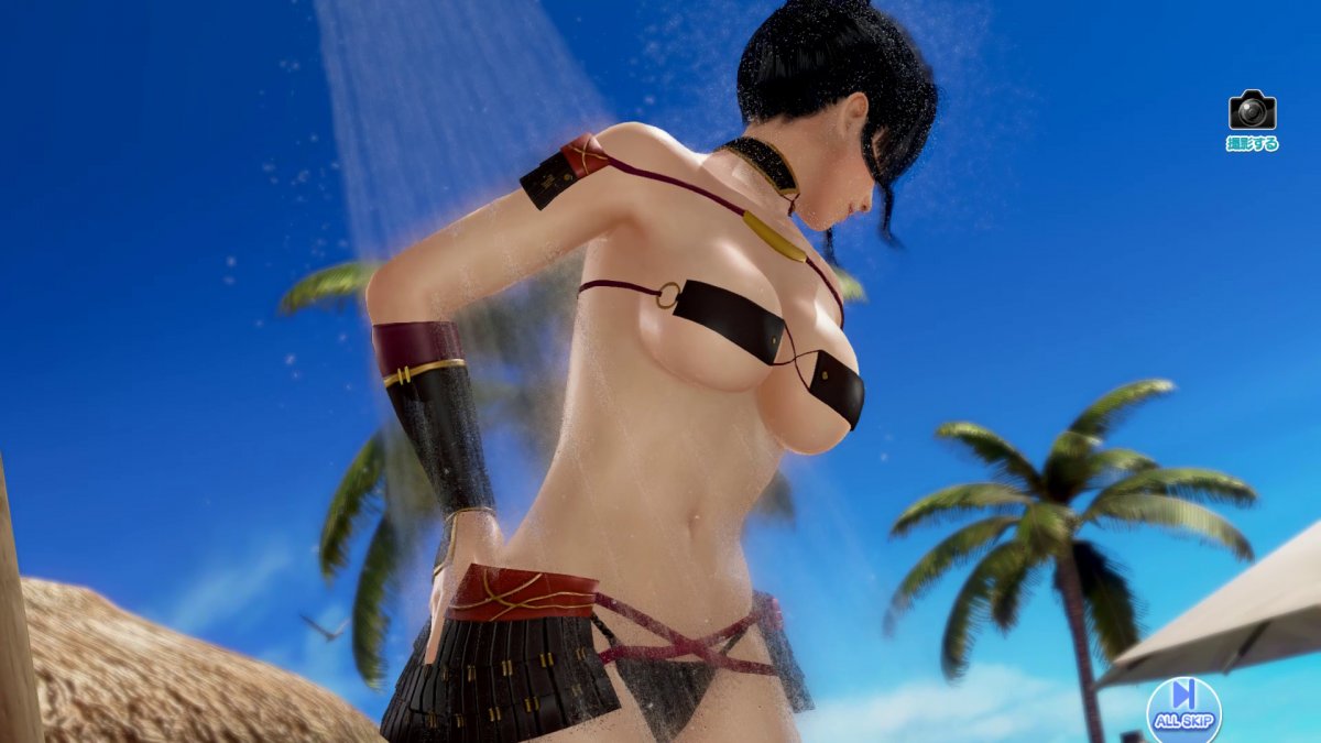 DoAX-Venus-Vacation-Nyotengu-Gravure-Panel-(Shinomasu-Swimsuit-SSR)-with-lotions.jpg