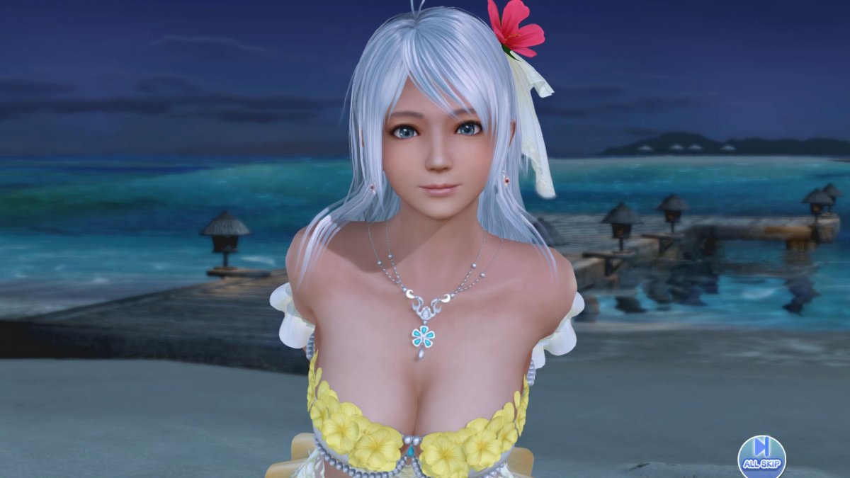DoAX-Venus-Vacation-Patty-Birthday-2021-Flower-Sequence-(Bouquet-Hibiscus-SSR)-with-lotions.jpg