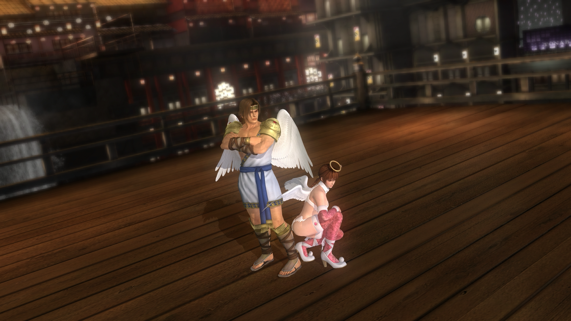 Kasumi and Hayate - angels.png
