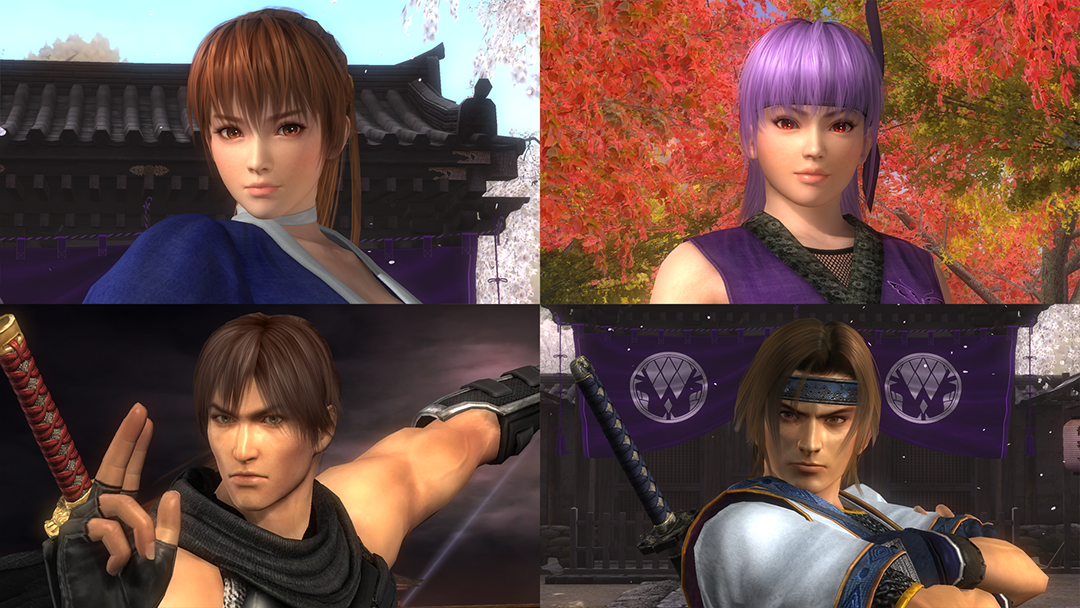 Kasumi Ayane Hayabusa and Hayate.png