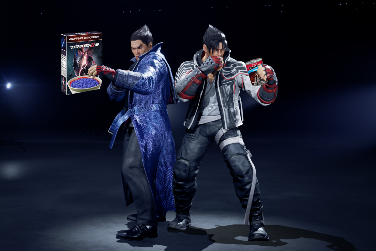 Kazuya with Cereal and Jin with SpaghettiO's.png