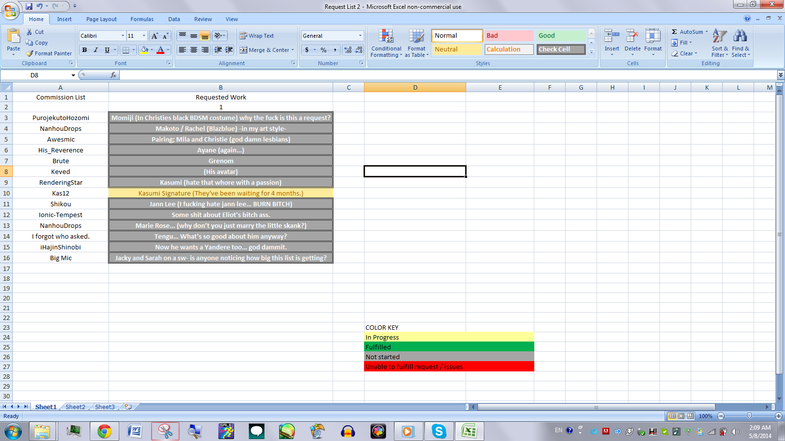 My request list as of... 5-8-14.PNG
