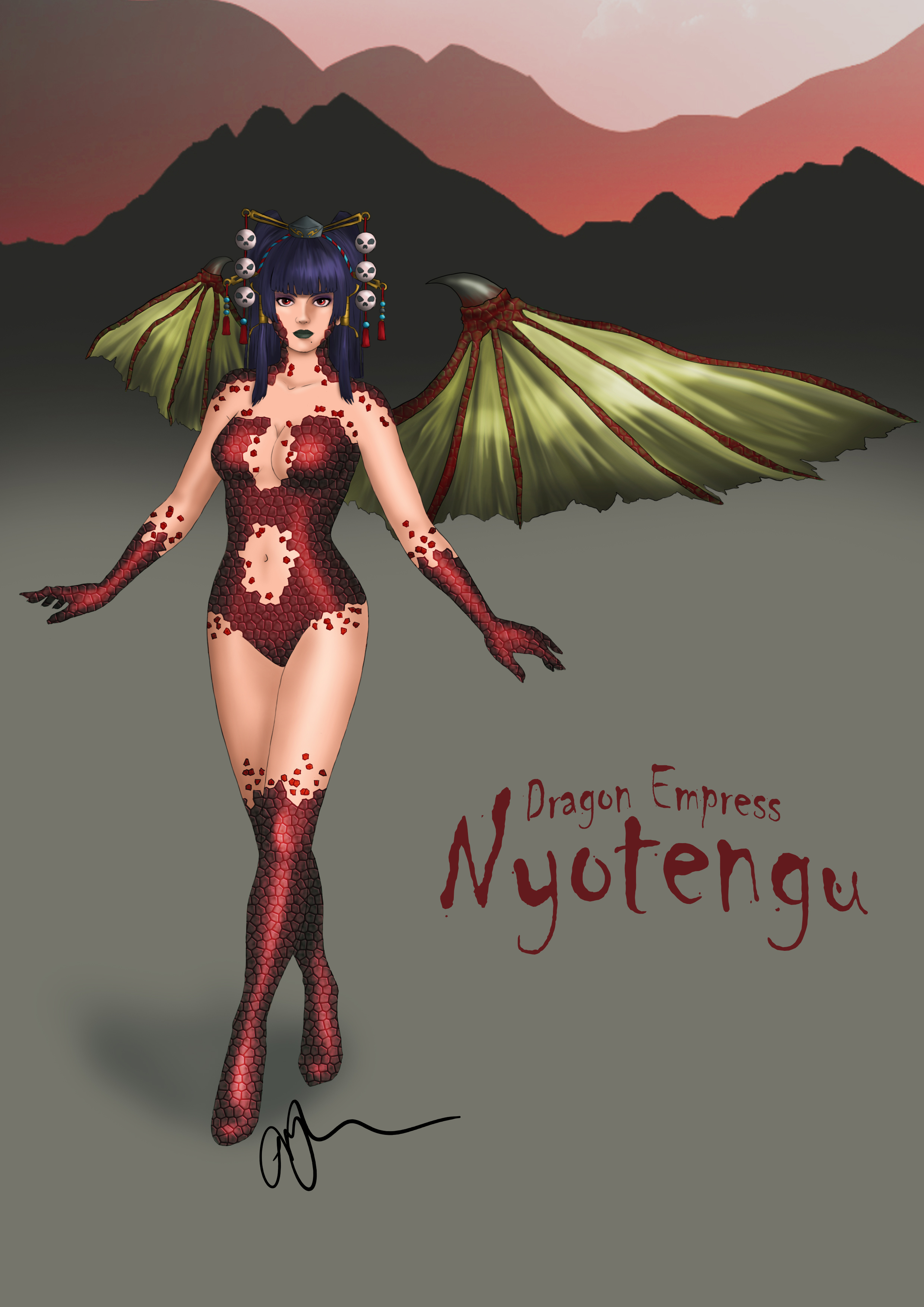 Nyotengu Dragon Empress by Scott Meynell.jpg