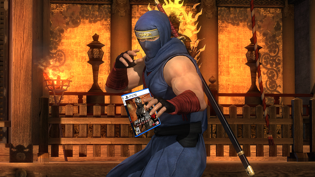 Ryu Hayabusa with Ninja Gaiden 4 Game Resize.png