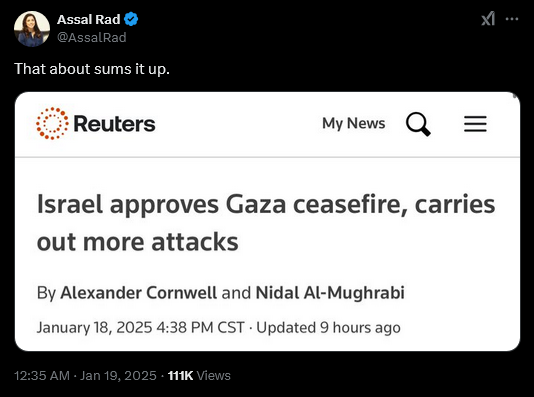 Screenshot 2025-01-19 at 10-48-24 Assal Rad on X That about sums it up. https __t.co_EOOYq4lmc...png