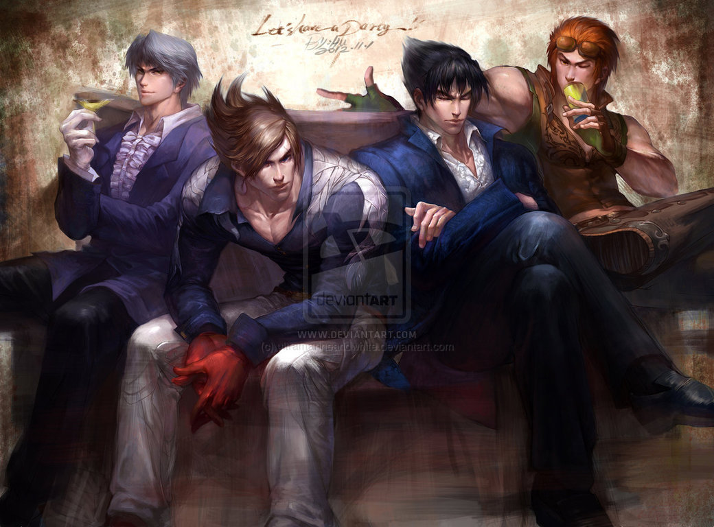tekken_lars_jin_kazama_lee_hwoarang_by_ultramarineandwhite-d5kczt4.jpg